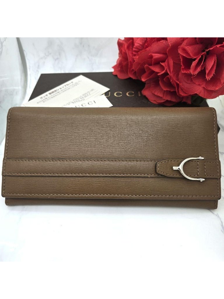 Gucci Wallet Belt Brown